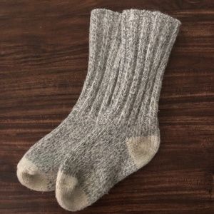 Two pair, Kids Wool socks, size 11-13